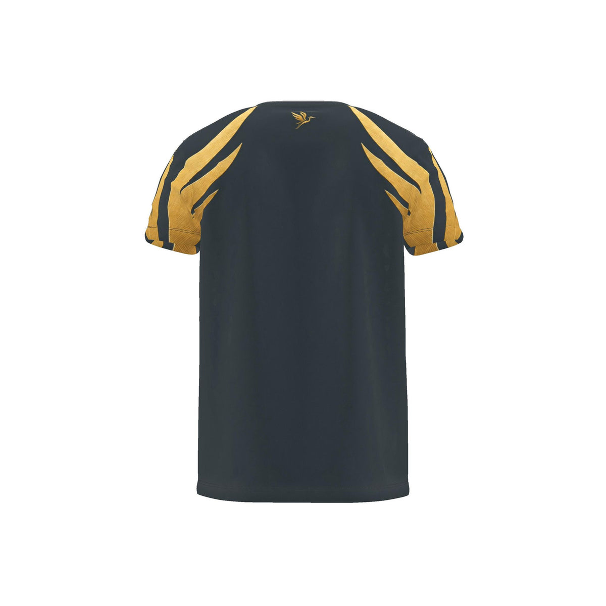 Women's Athletic Crew Neck T-Shirt — Signature Heron Charcoal Luxe