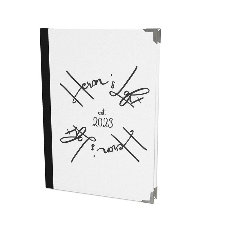 White Hardcover Journal - Heron's Loft Swag